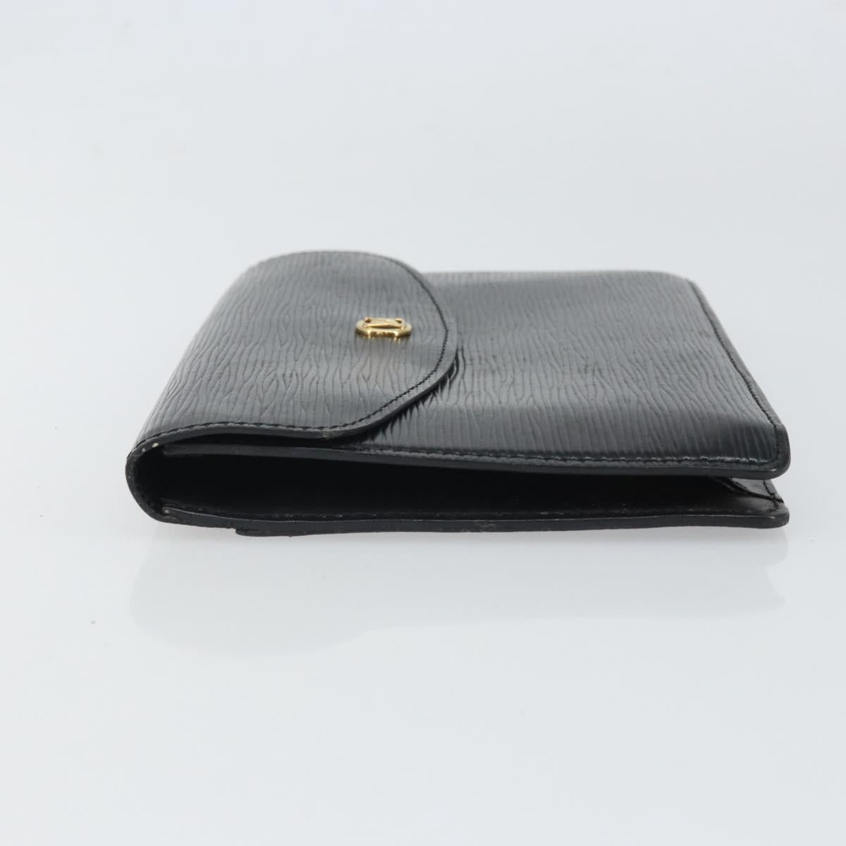 LOUIS VUITTON Epi Montaigne 23 Clutch Bag Black M52662 LV Auth 168641