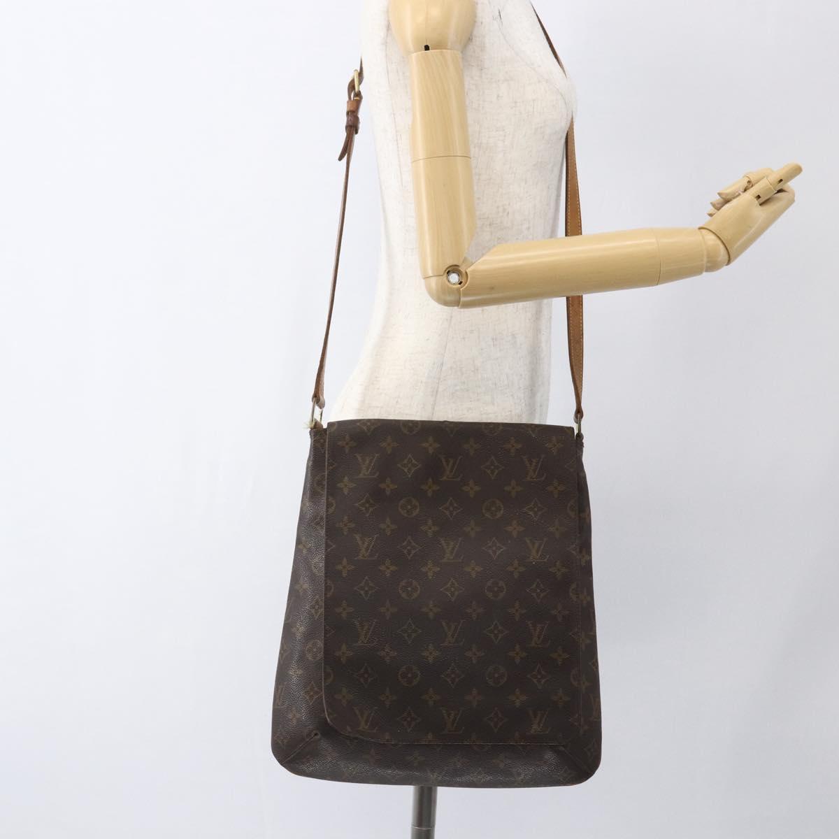 LOUIS VUITTON Monogram Musette Shoulder Bag M51256 LV Auth 168700