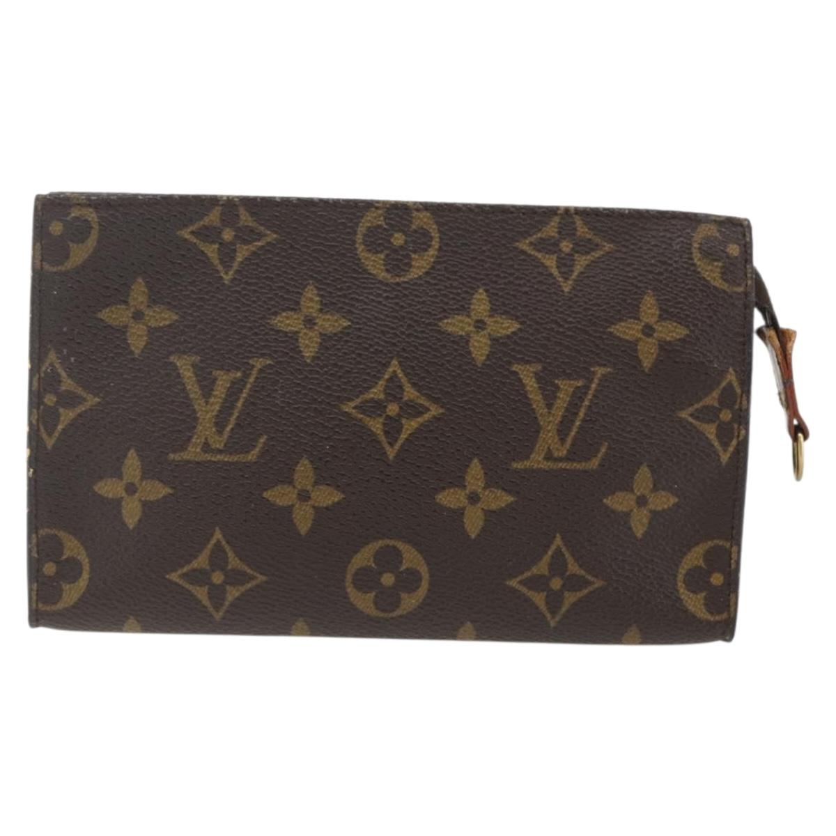 LOUIS VUITTON Monogram Bucket PM Accessory Pouch LV Auth 168751