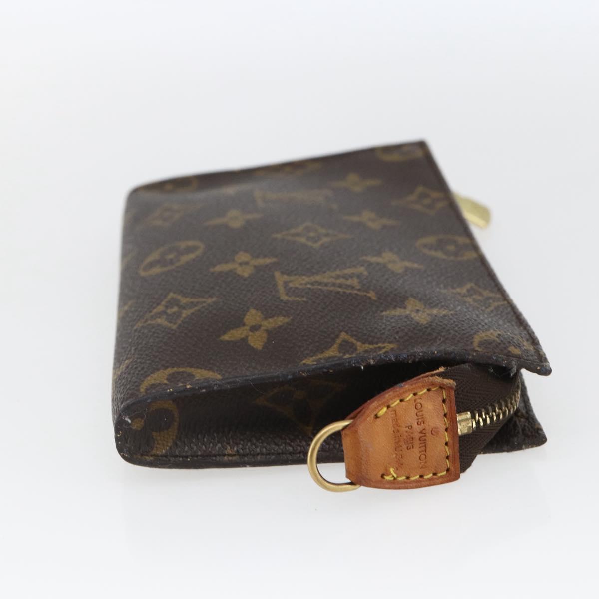 LOUIS VUITTON Monogram Bucket PM Accessory Pouch LV Auth 168751