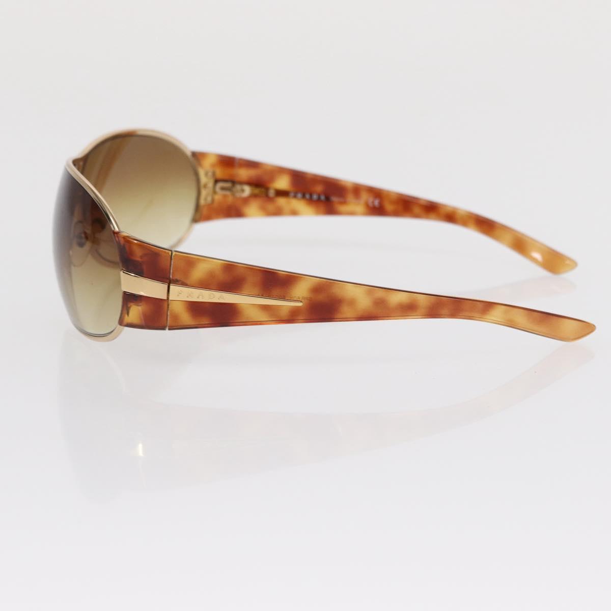 PRADA Sunglasses plastic Brown Auth 168768