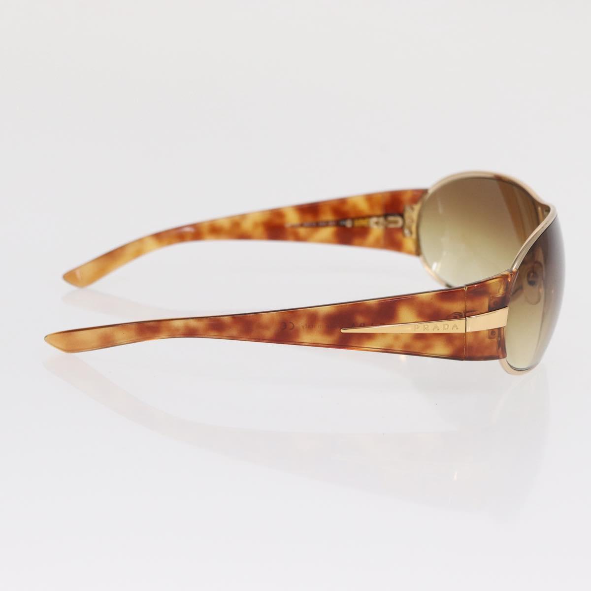 PRADA Sunglasses plastic Brown Auth 168768