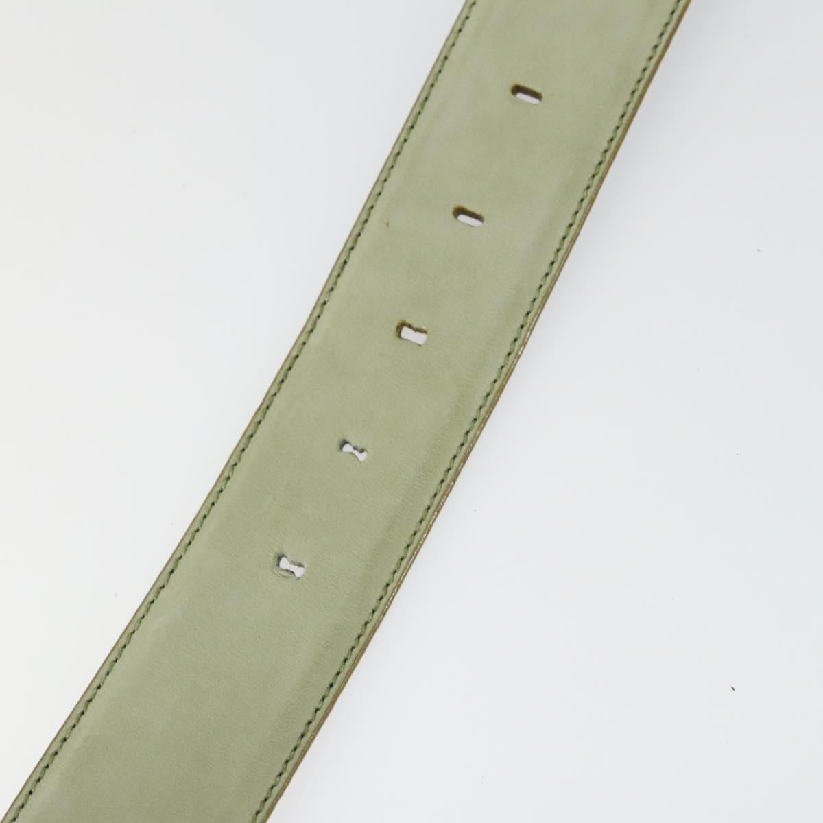 Salvatore Ferragamo Gucci buckle Belt Leather Suede 5 Set Beige Auth 168787