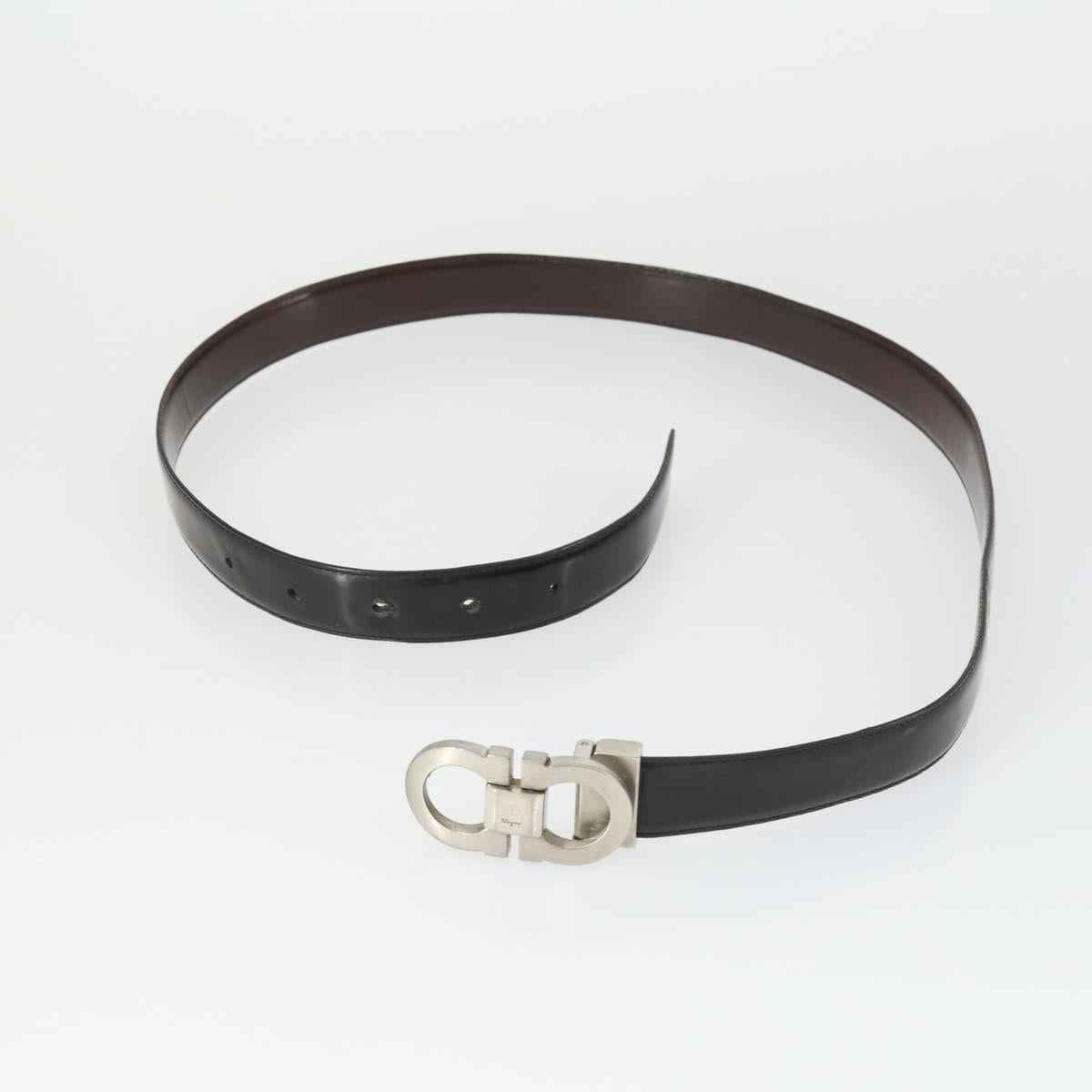 Salvatore Ferragamo Gucci buckle Belt Leather Suede 5 Set Beige Auth 168787