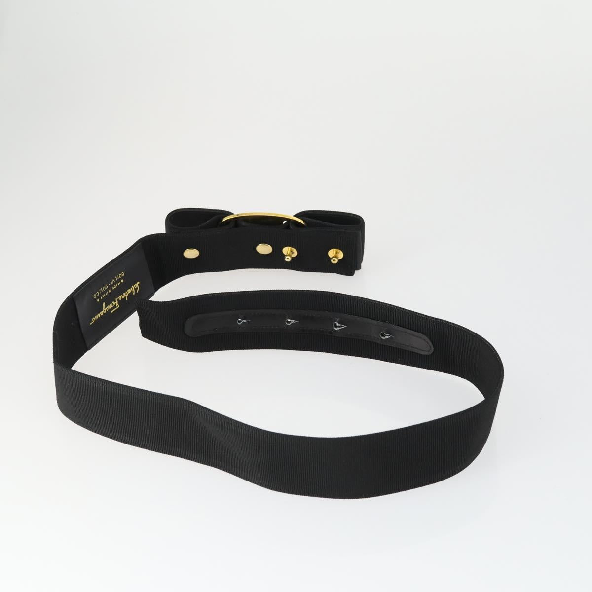 Salvatore Ferragamo Gucci buckle Belt Leather Suede 5 Set Beige Auth 168787