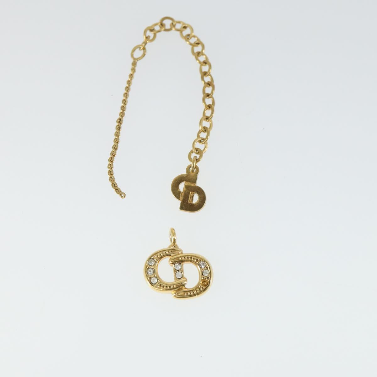 Christian Dior Necklace metal 7 Set Gold Silver Auth 168789