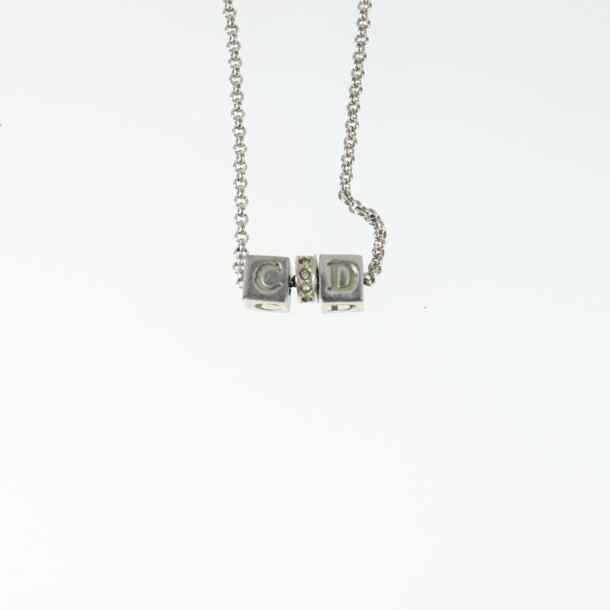Christian Dior Necklace metal 7 Set Gold Silver Auth 168789