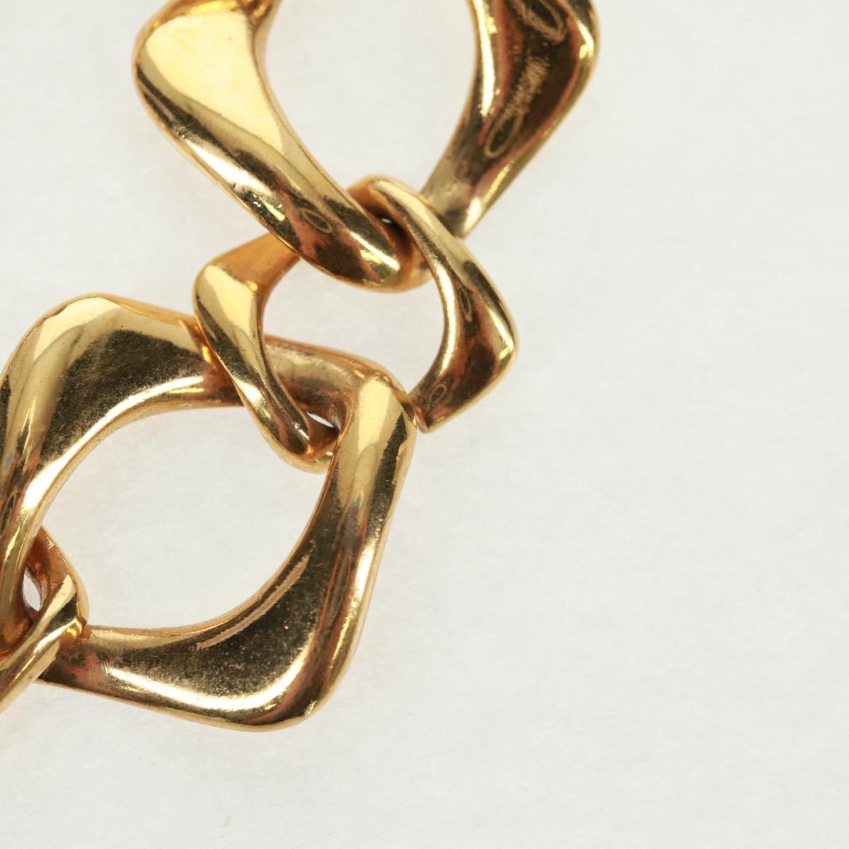 SAINT LAURENT Bracelet metal Gold Tone Auth 168794V