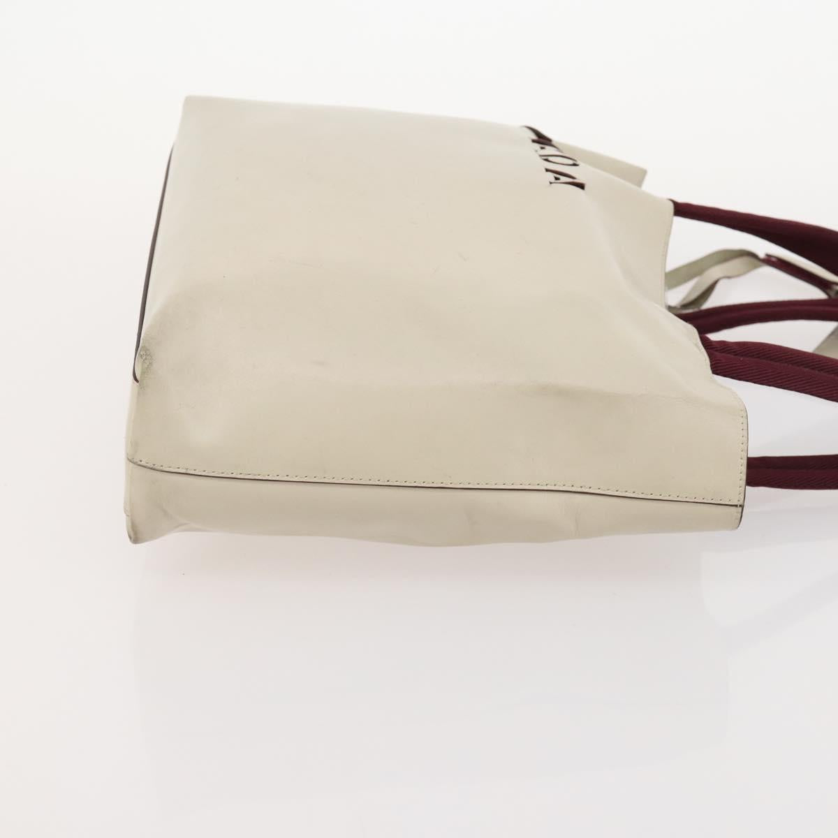 HERMES PRADA Chanel Hand Bag Leather Canvas Nylon 3 Set Beige Auth 168823