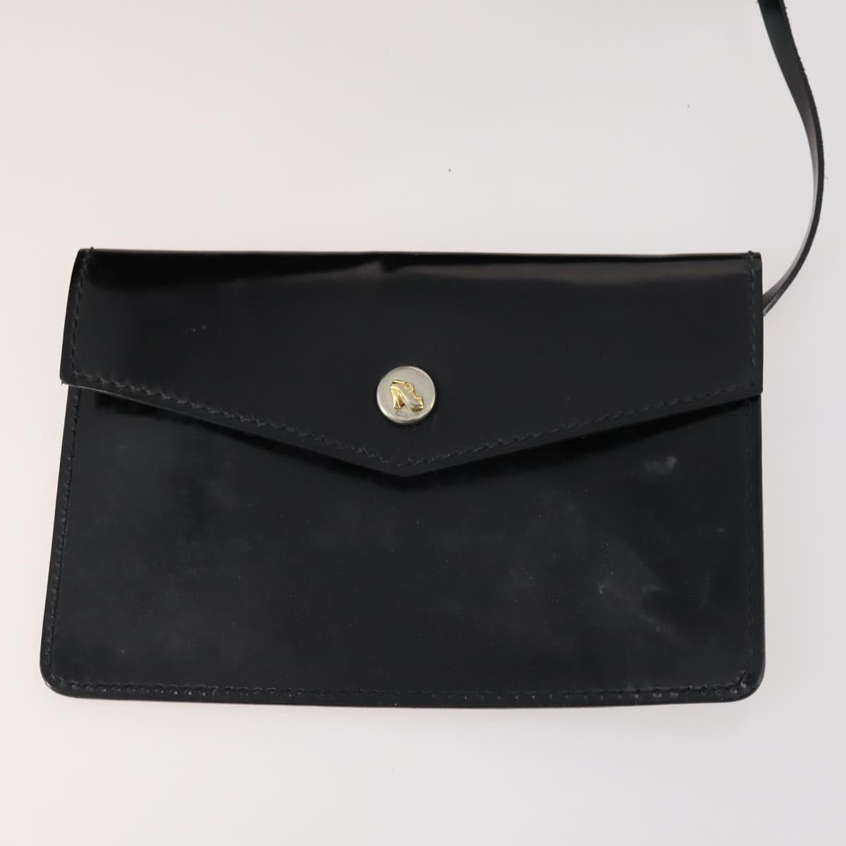 Salvatore Ferragamo Tote Bag Leather 2 Set Black Auth 168827