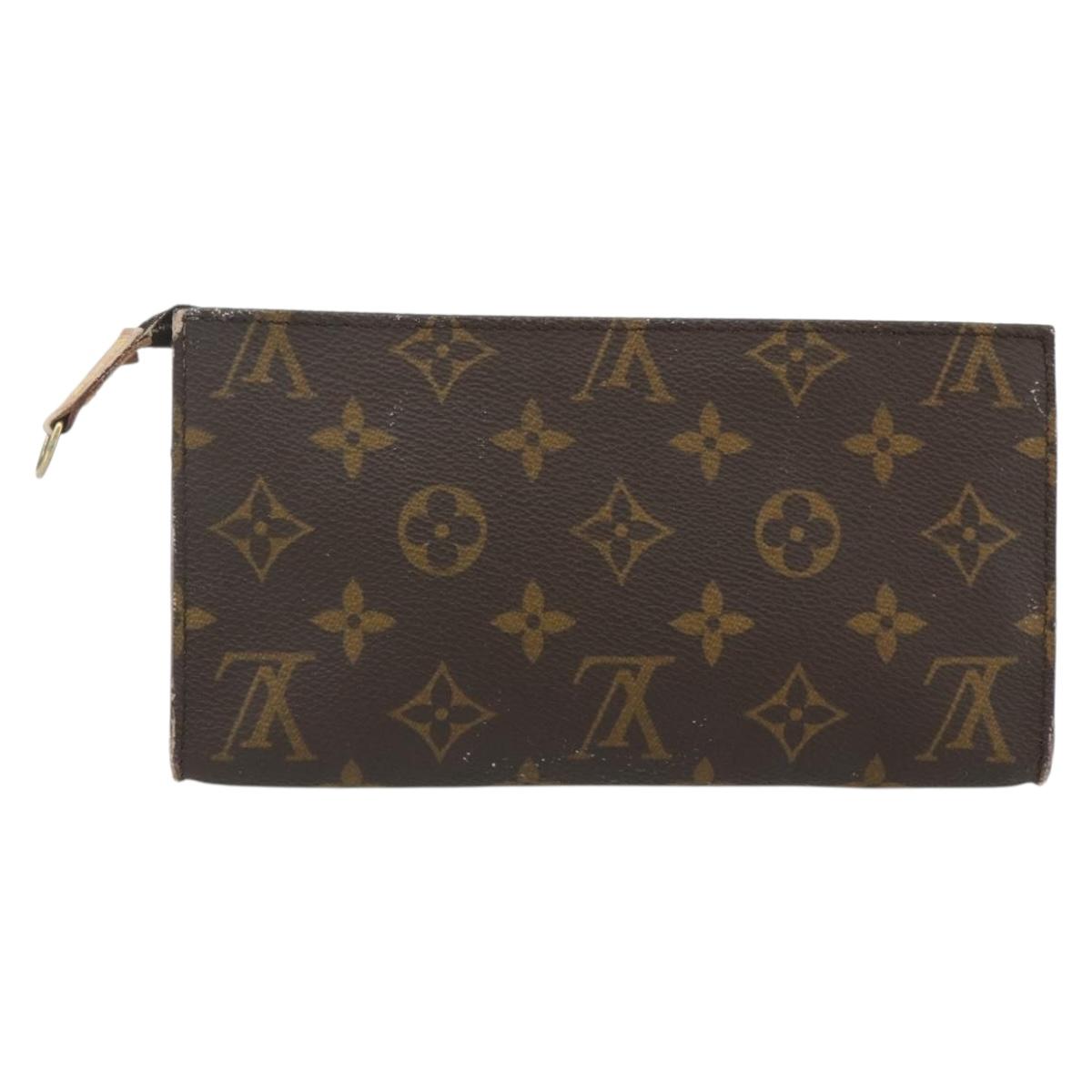 LOUIS VUITTON Monogram Bucket GM Accessory Pouch LV Auth 168847