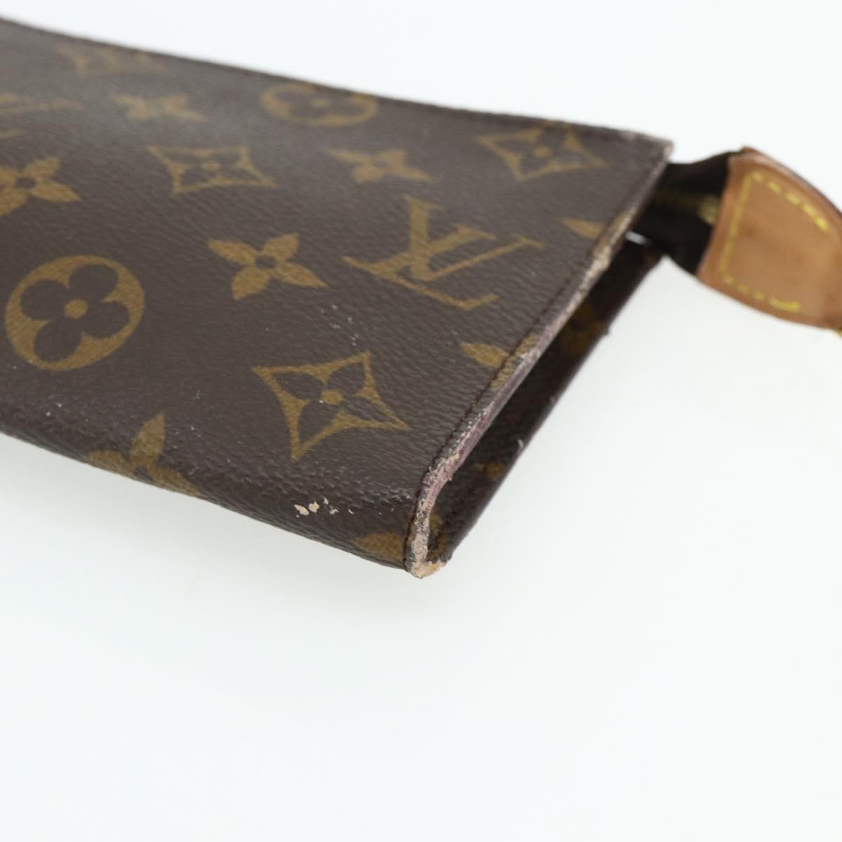 LOUIS VUITTON Monogram Bucket GM Accessory Pouch LV Auth 168847