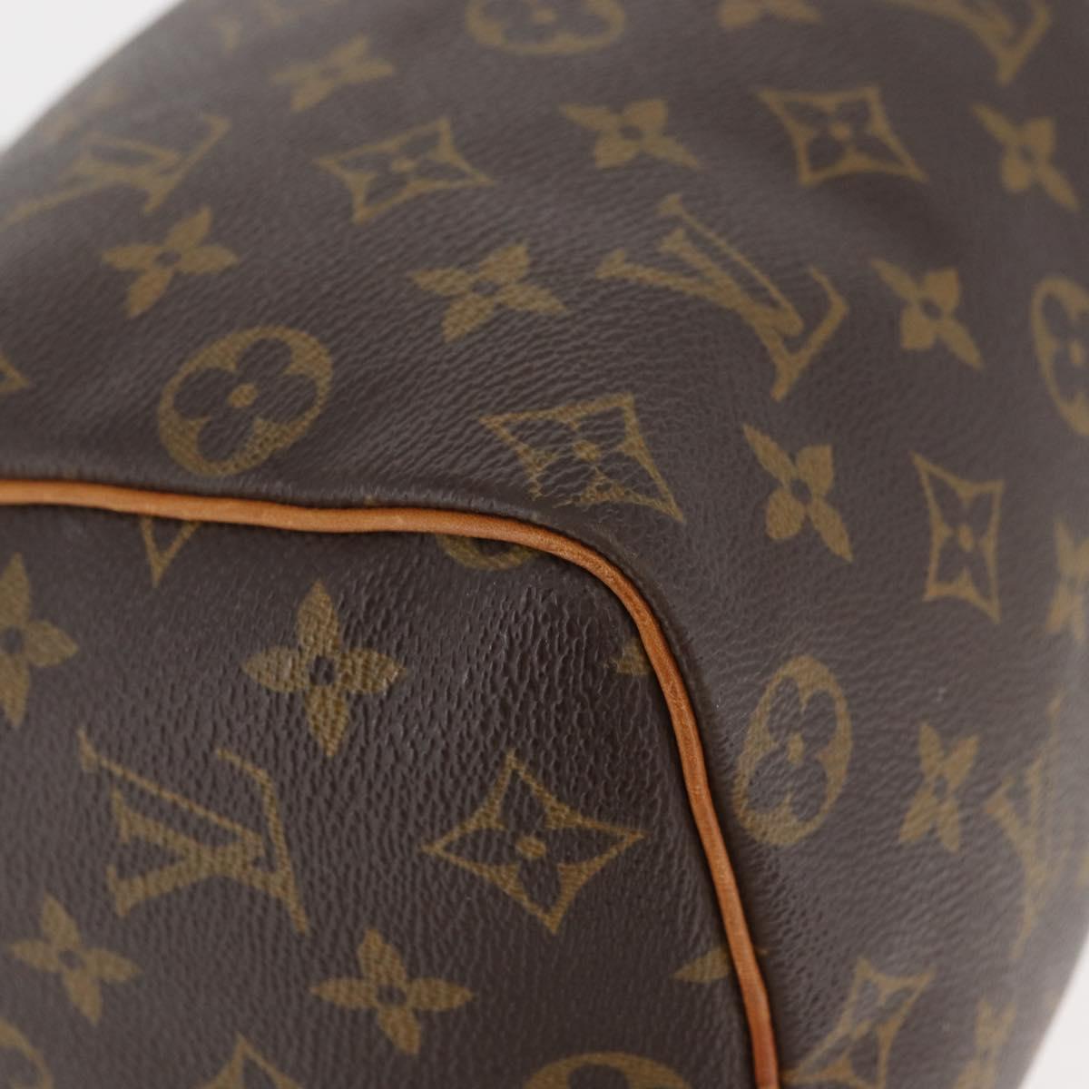 LOUIS VUITTON Monogram Speedy 25 Hand Bag M41528 LV Auth 168849
