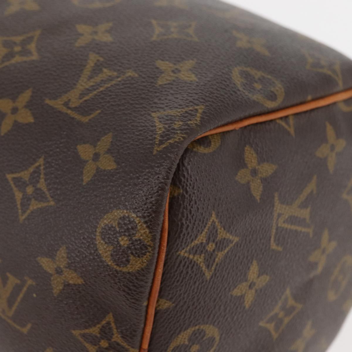 LOUIS VUITTON Monogram Speedy 25 Hand Bag M41528 LV Auth 168849