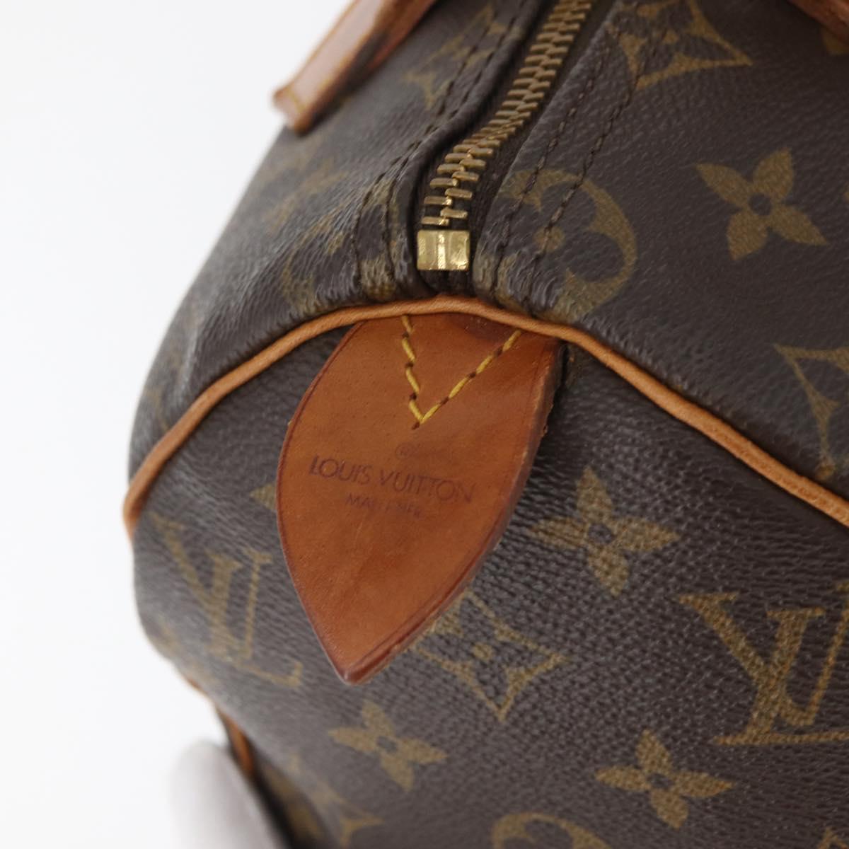 LOUIS VUITTON Monogram Speedy 25 Hand Bag M41528 LV Auth 168849