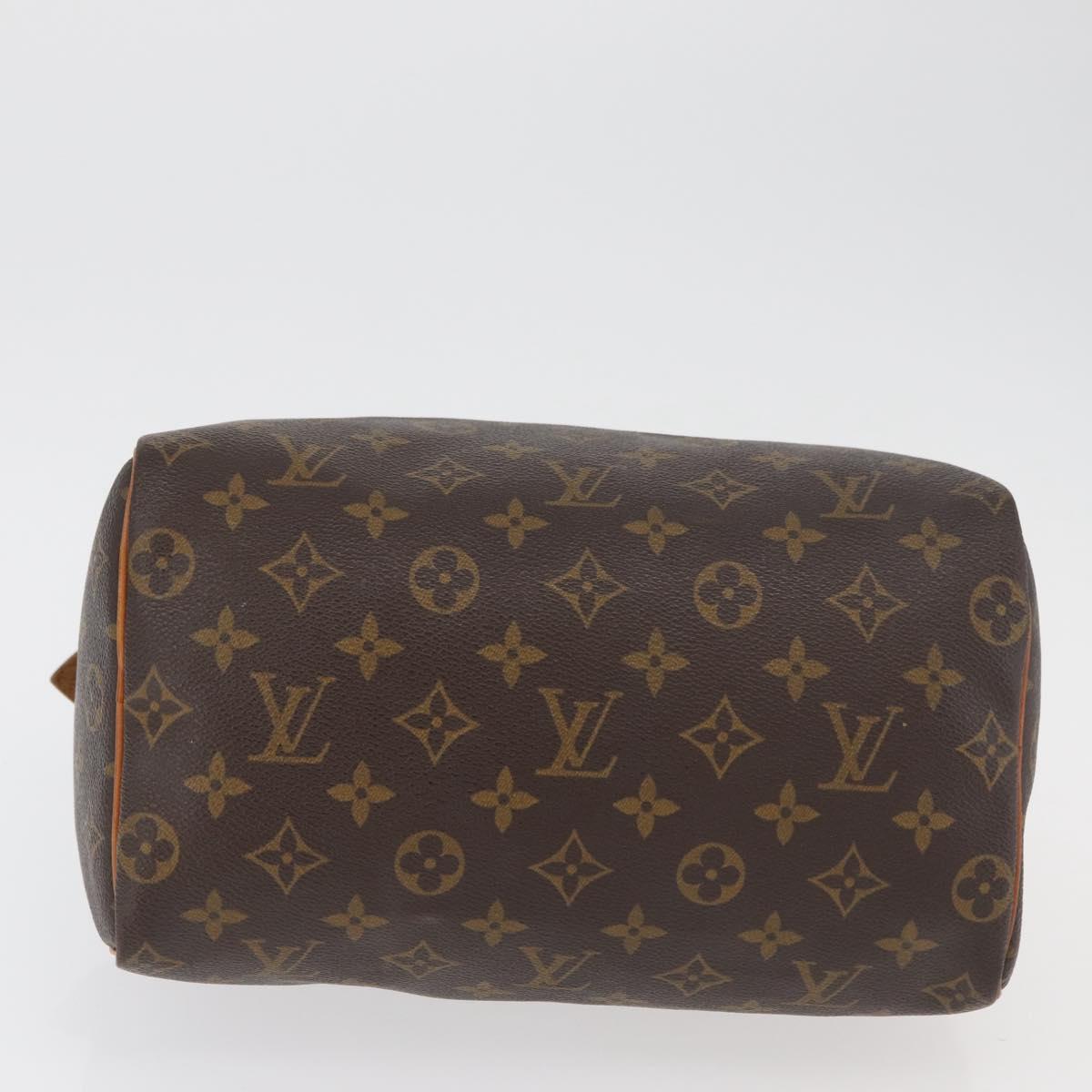 LOUIS VUITTON Monogram Speedy 25 Hand Bag M41528 LV Auth 168849