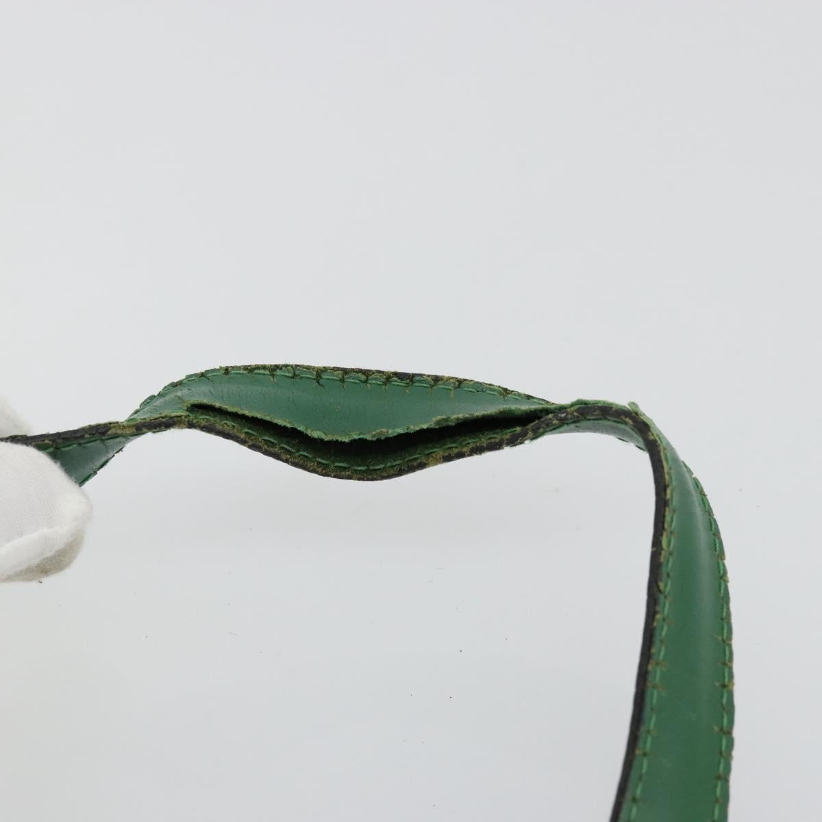 LOUIS VUITTON Epi Saint Jacques Hand Bag Green M52274 LV Auth 168866