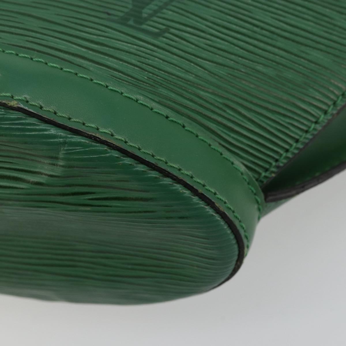 LOUIS VUITTON Epi Saint Jacques Hand Bag Green M52274 LV Auth 168866
