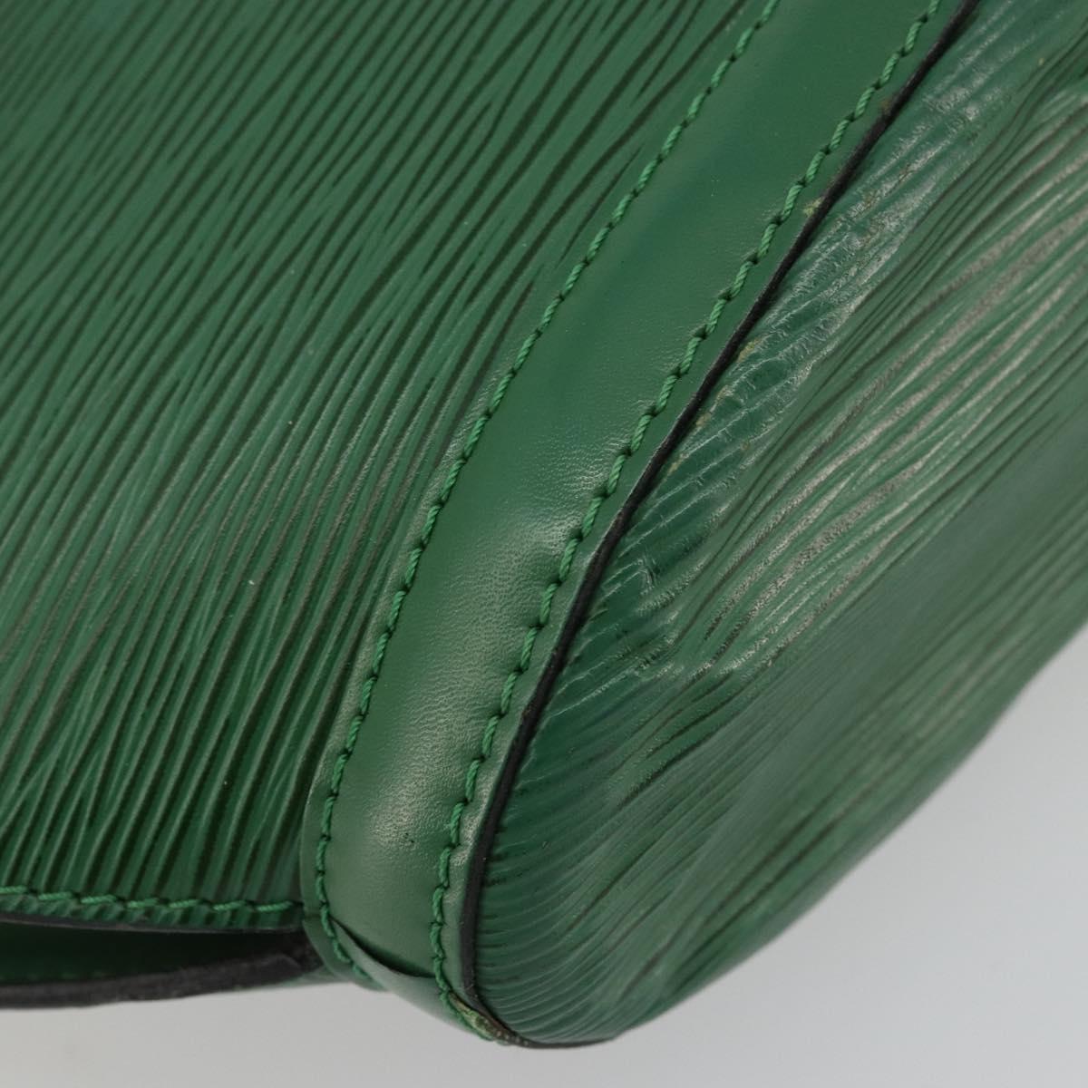 LOUIS VUITTON Epi Saint Jacques Hand Bag Green M52274 LV Auth 168866