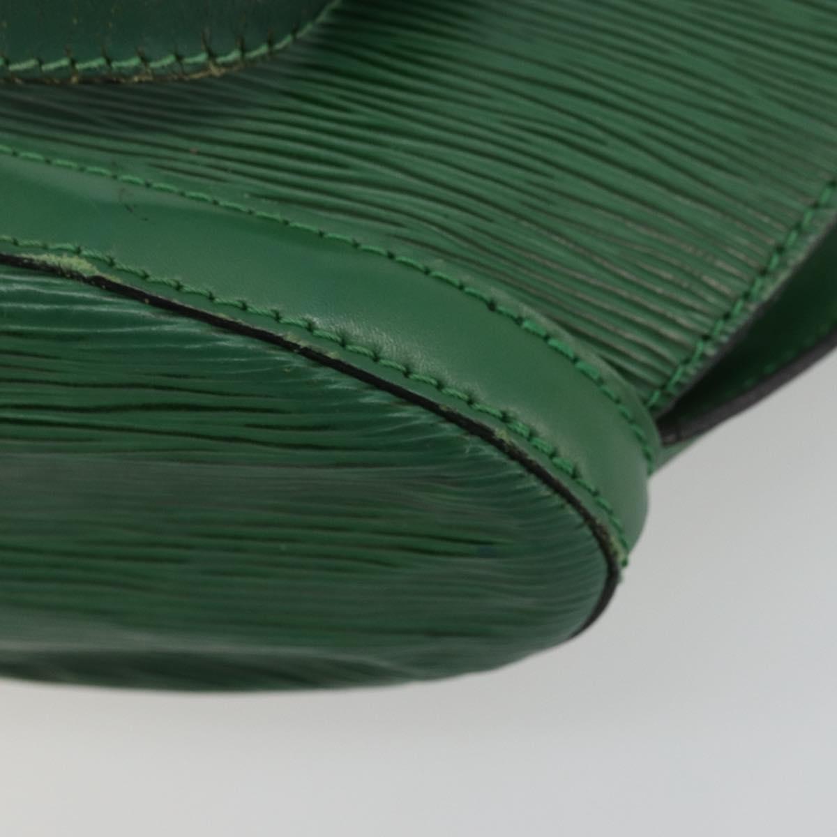 LOUIS VUITTON Epi Saint Jacques Hand Bag Green M52274 LV Auth 168866