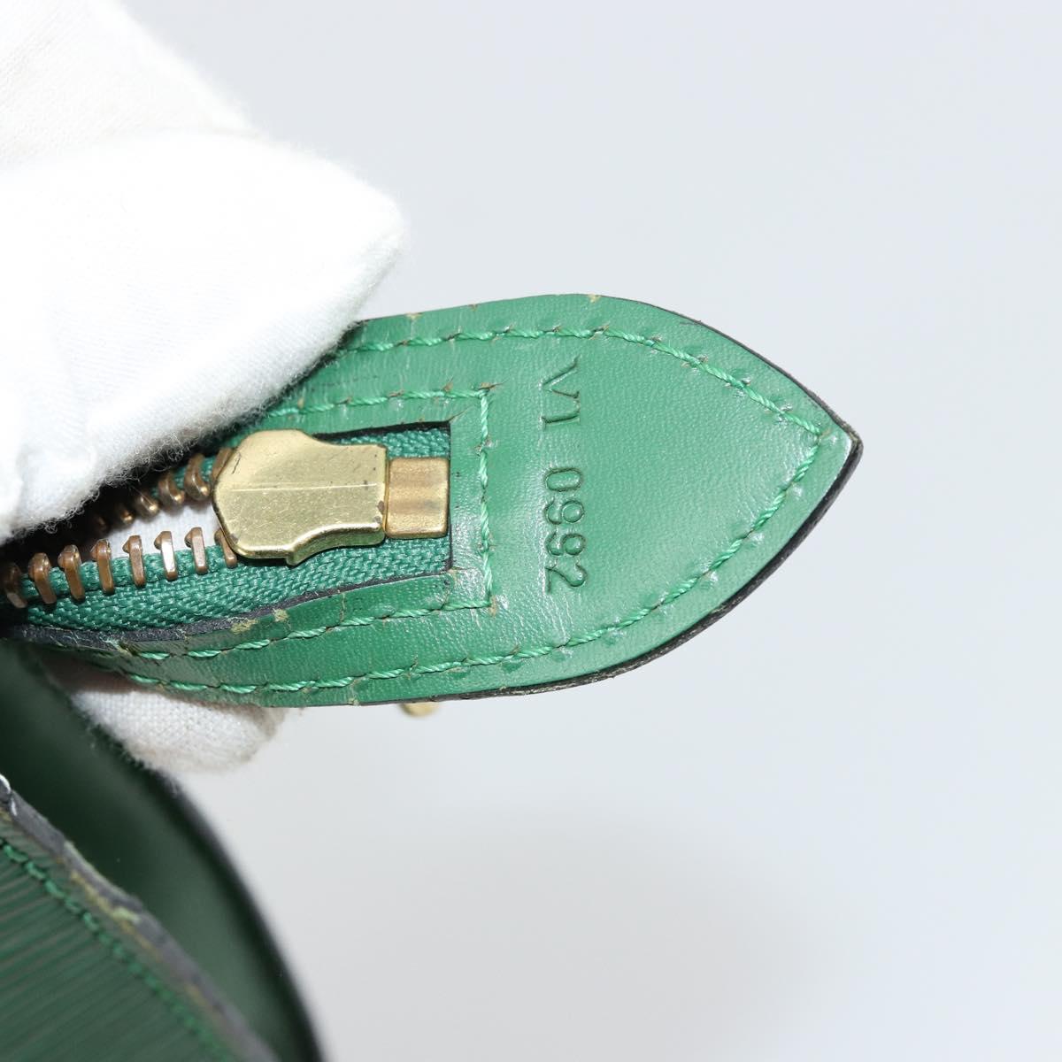 LOUIS VUITTON Epi Saint Jacques Hand Bag Green M52274 LV Auth 168866