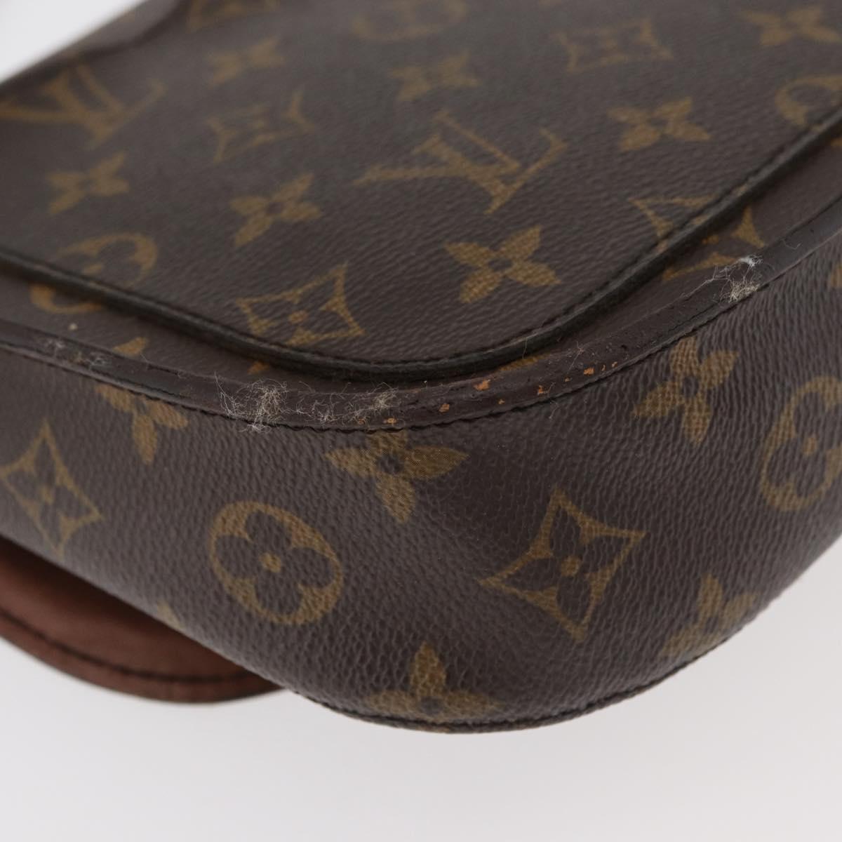 LOUIS VUITTON Monogram Saint Cloud MM Shoulder Bag M51243 LV Auth 168870