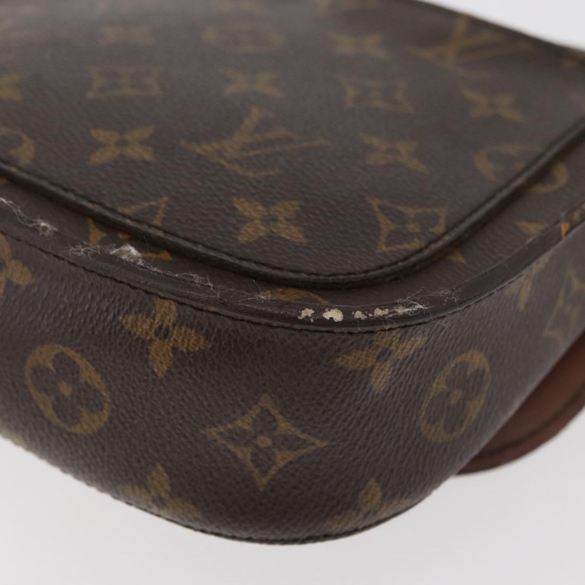 LOUIS VUITTON Monogram Saint Cloud MM Shoulder Bag M51243 LV Auth 168870