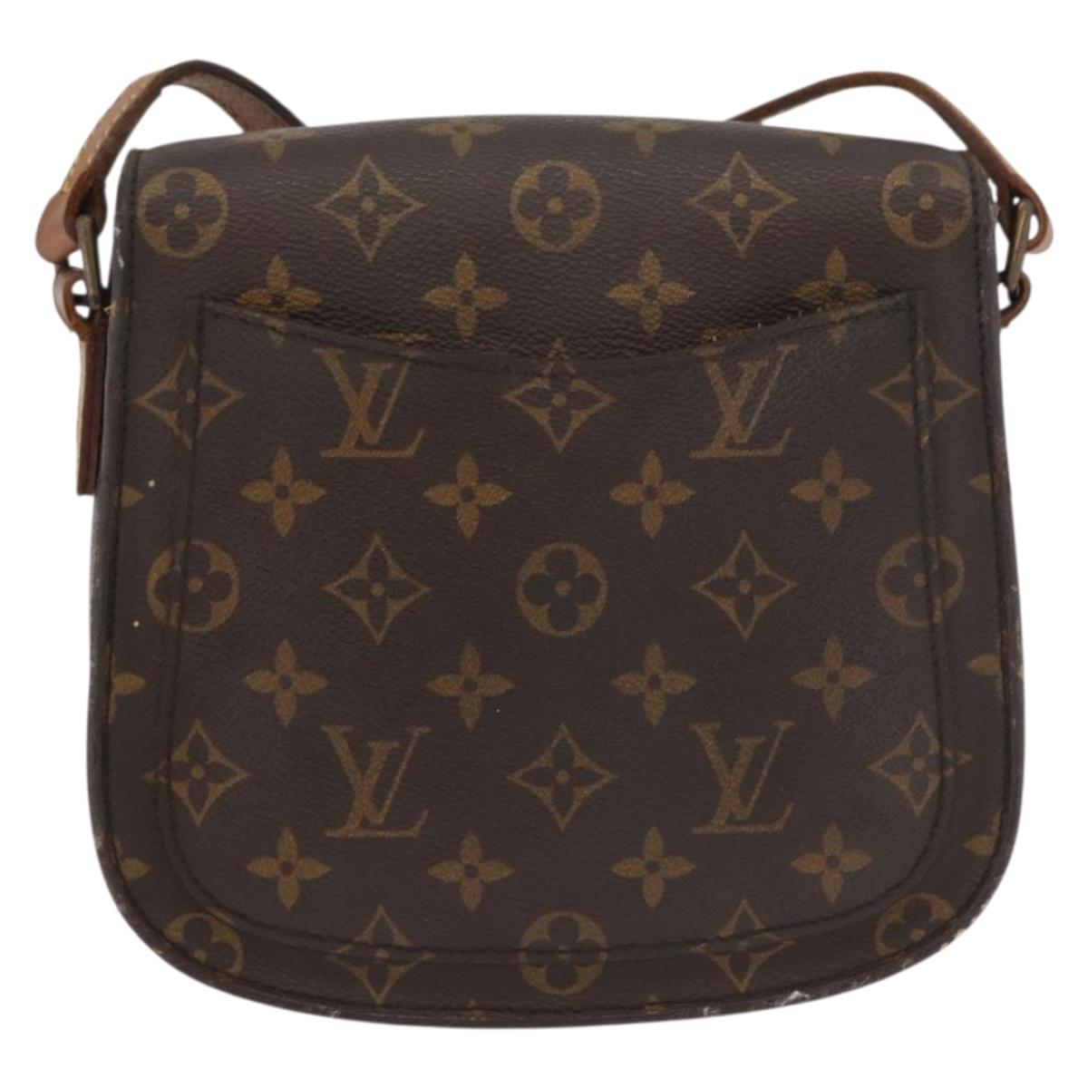 LOUIS VUITTON Monogram Saint Cloud MM Shoulder Bag M51243 LV Auth 168870