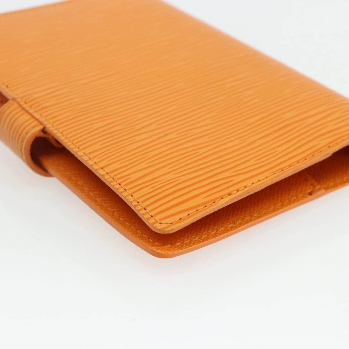 LOUIS VUITTON Epi Agenda PM Day Planner Cover Mandarin R2005H LV Auth 168879A