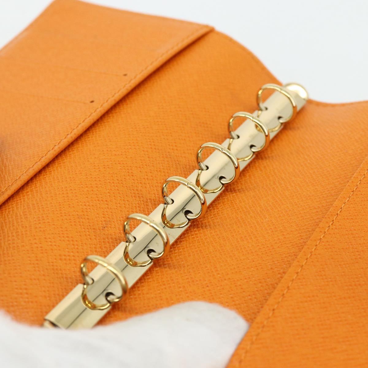 LOUIS VUITTON Epi Agenda PM Day Planner Cover Mandarin R2005H LV Auth 168879A