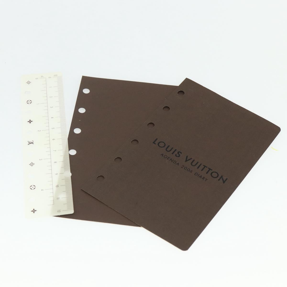 LOUIS VUITTON Epi Agenda PM Day Planner Cover Mandarin R2005H LV Auth 168879A