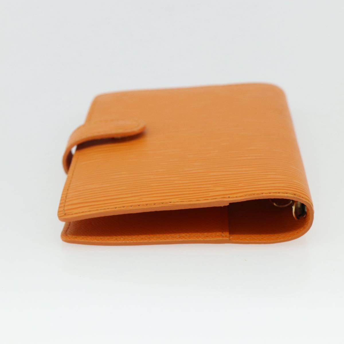 LOUIS VUITTON Epi Agenda PM Day Planner Cover Mandarin R2005H LV Auth 168879A
