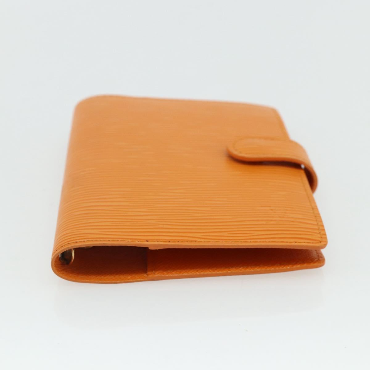 LOUIS VUITTON Epi Agenda PM Day Planner Cover Mandarin R2005H LV Auth 168879A