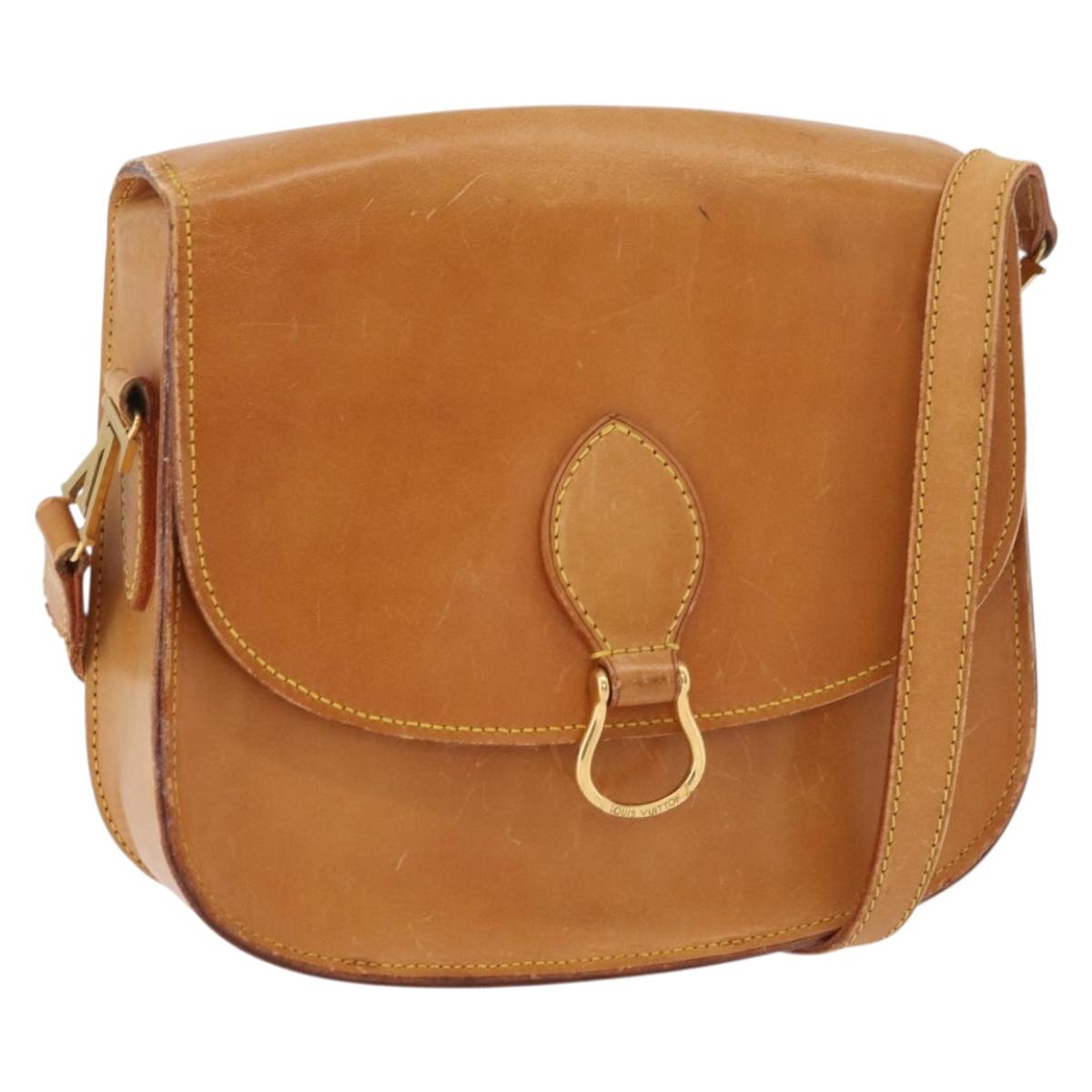 LOUIS VUITTON Nomad Saint Cloud GM Shoulder Bag SPO Beige M52192 LV Auth 168910