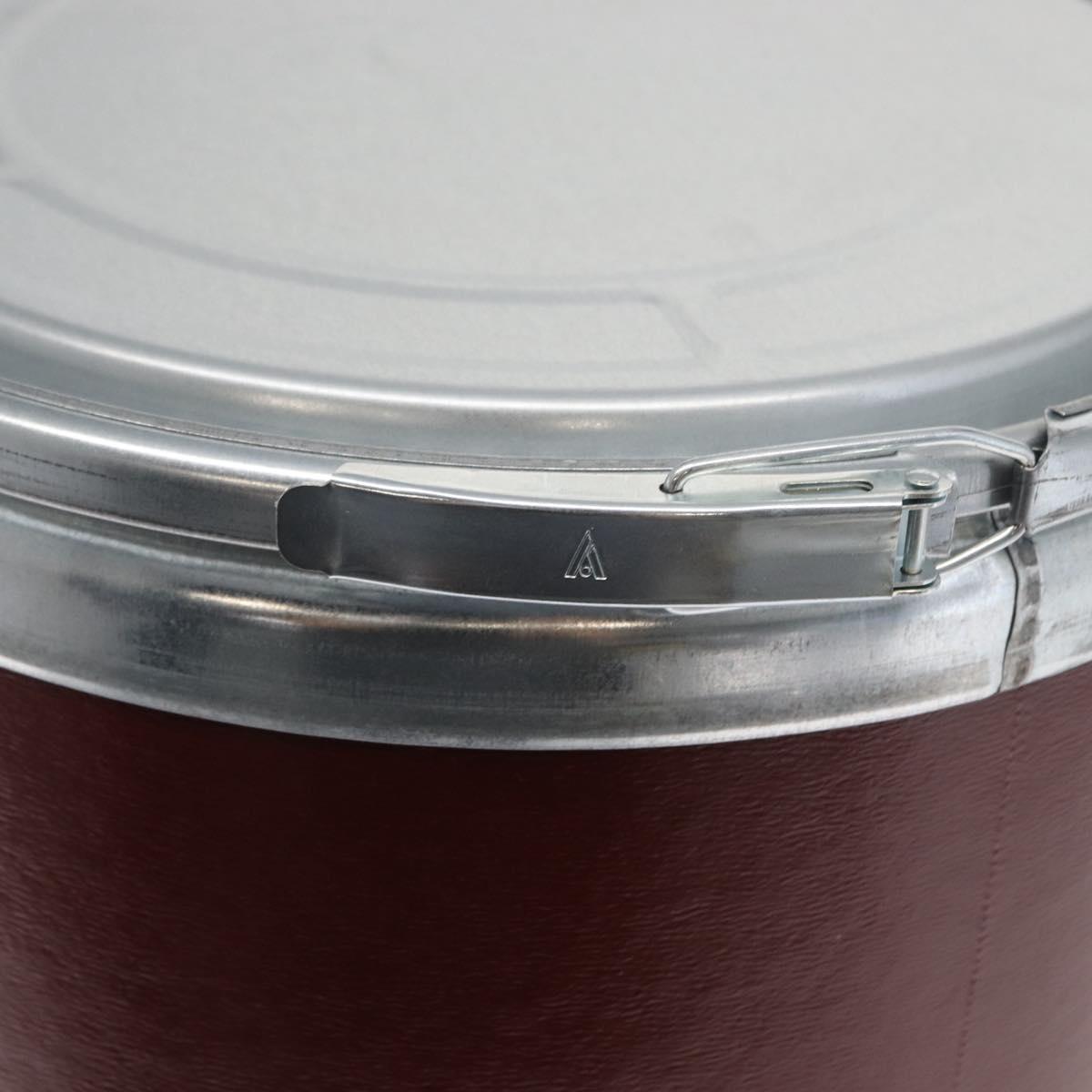 HERMES Box Small Box Storage Box metal Bordeaux Auth 168946M