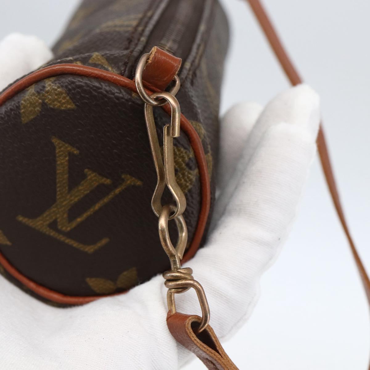 LOUIS VUITTON Monogram Papillon Pouch LV Auth 168957A