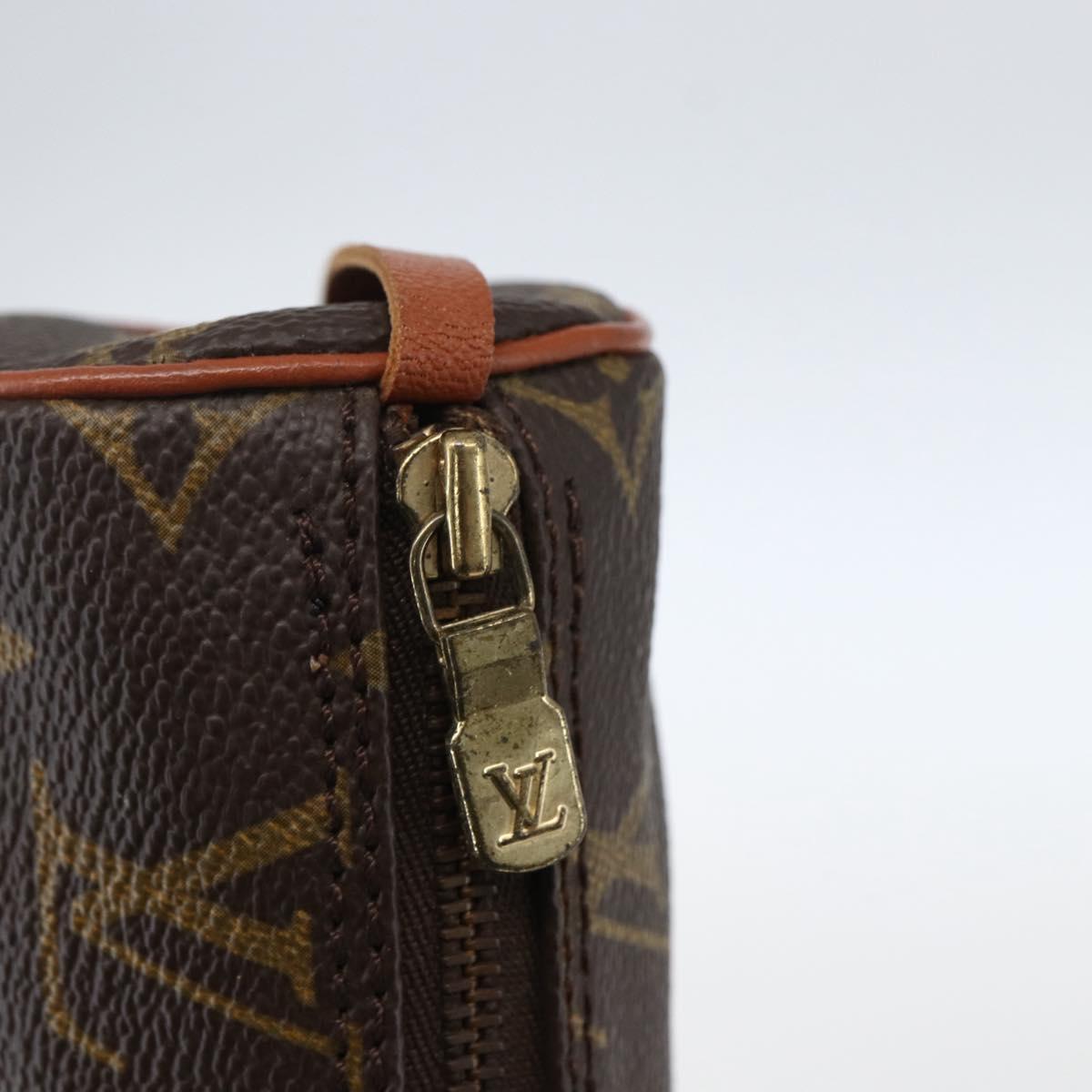 LOUIS VUITTON Monogram Papillon Pouch LV Auth 168957A