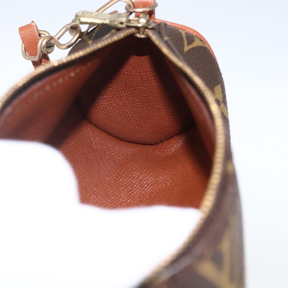 LOUIS VUITTON Monogram Papillon Pouch LV Auth 168957A