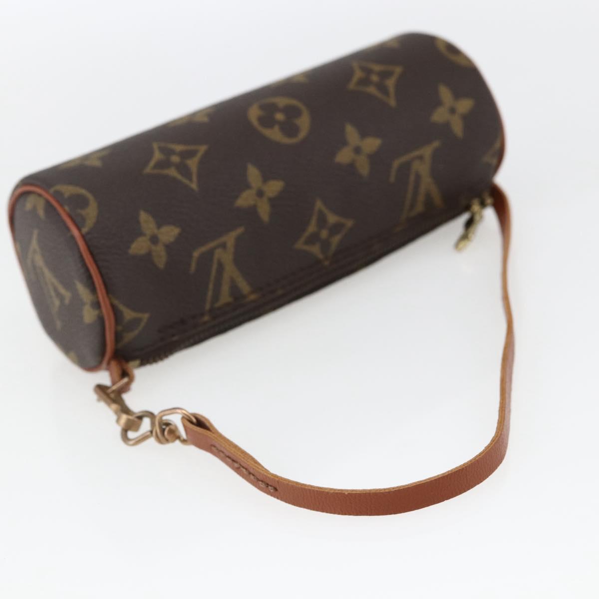LOUIS VUITTON Monogram Papillon Pouch LV Auth 168957A