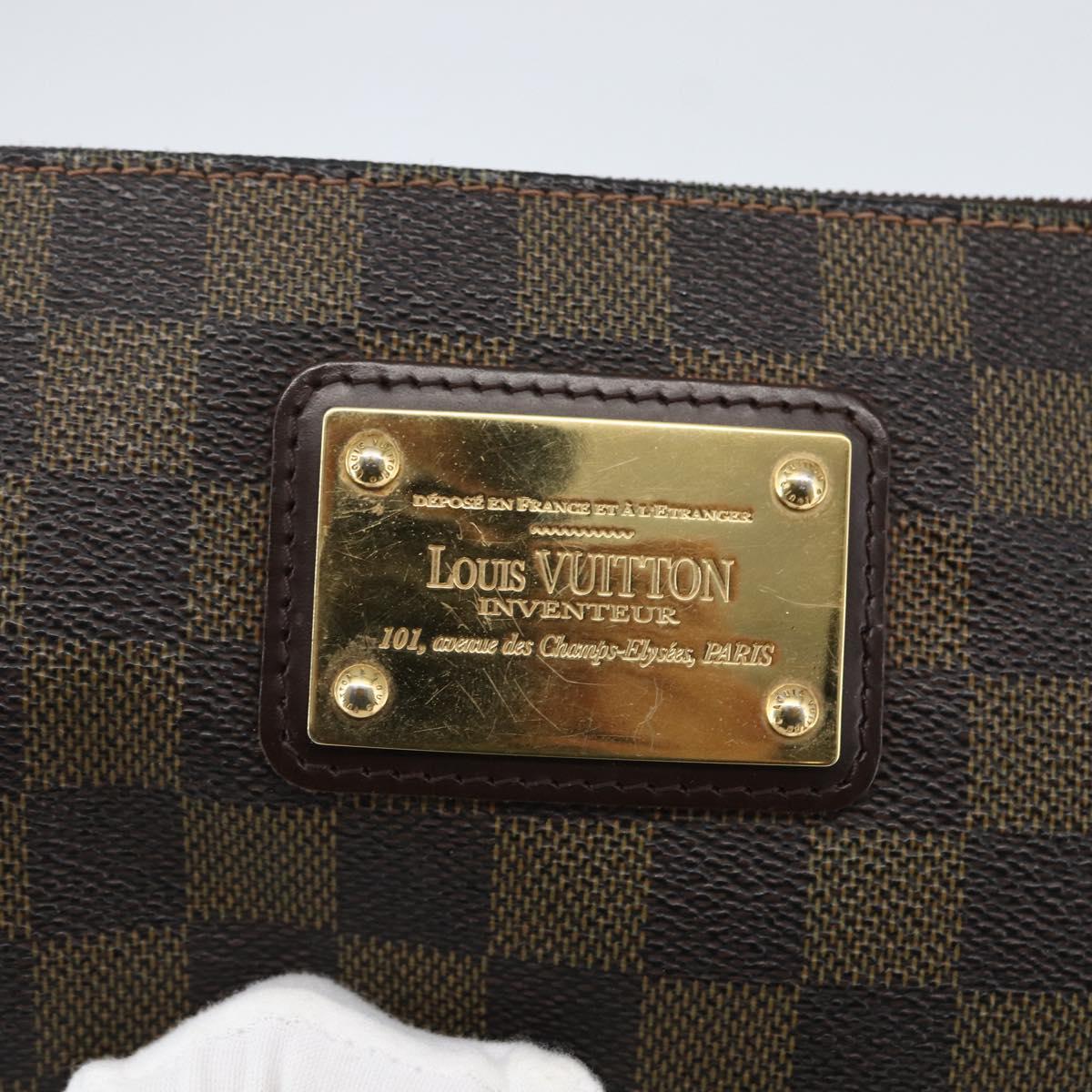 LOUIS VUITTON Damier Ebene Sophie 2Way Shoulder Pouch N51135 LV Auth 168983