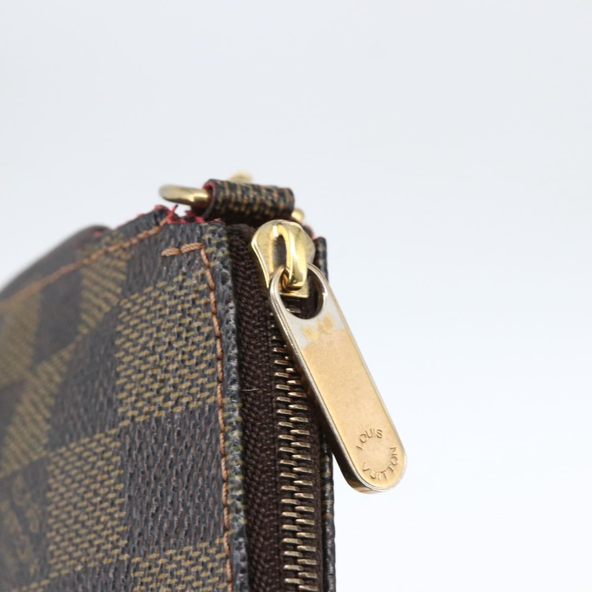 LOUIS VUITTON Damier Ebene Sophie 2Way Shoulder Pouch N51135 LV Auth 168983