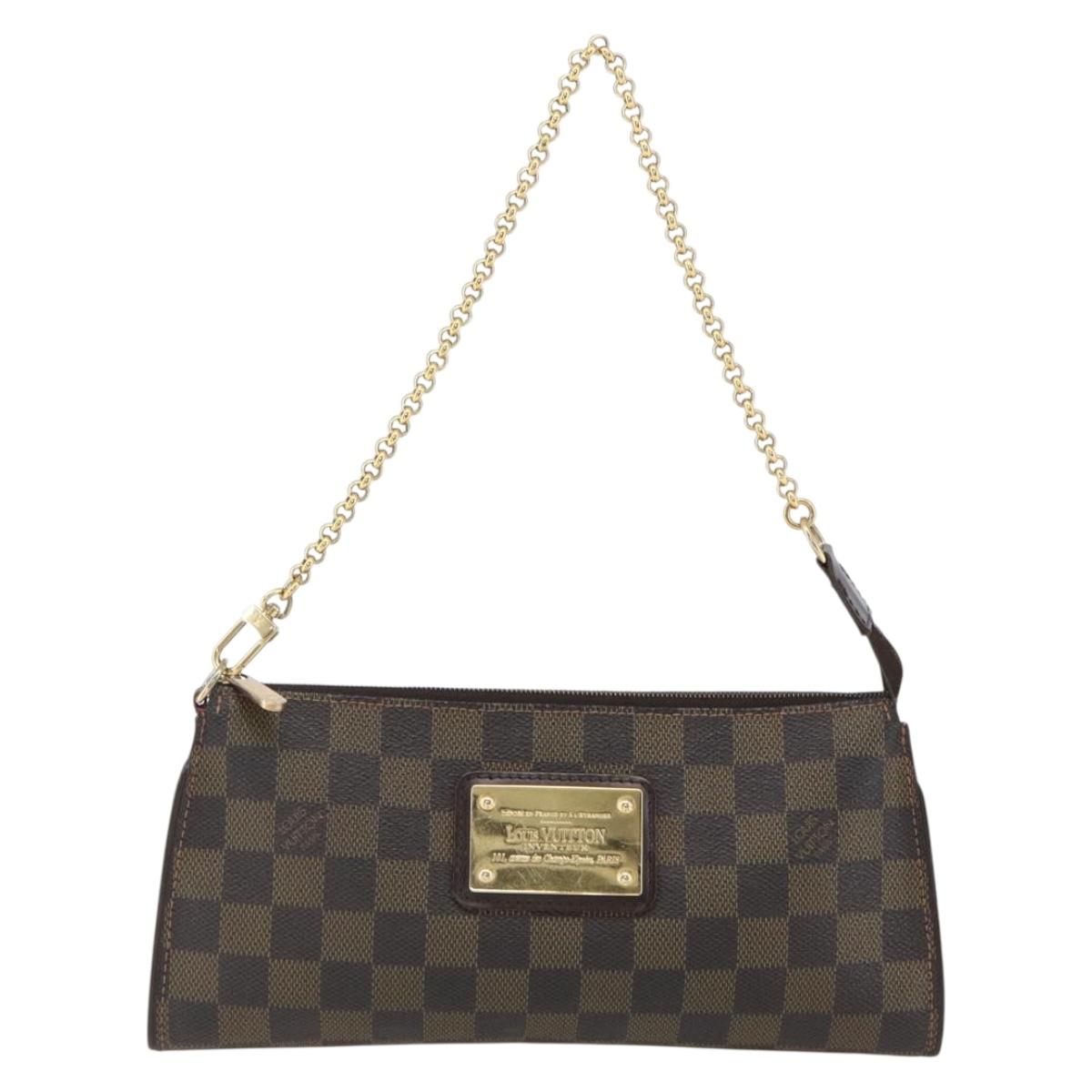 LOUIS VUITTON Damier Ebene Sophie 2Way Shoulder Pouch N51135 LV Auth 168983