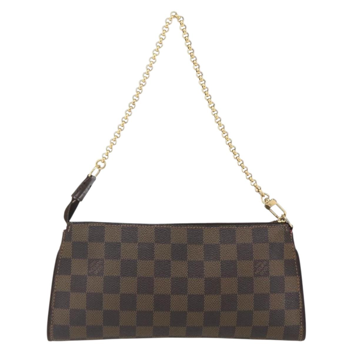 LOUIS VUITTON Damier Ebene Sophie 2Way Shoulder Pouch N51135 LV Auth 168983