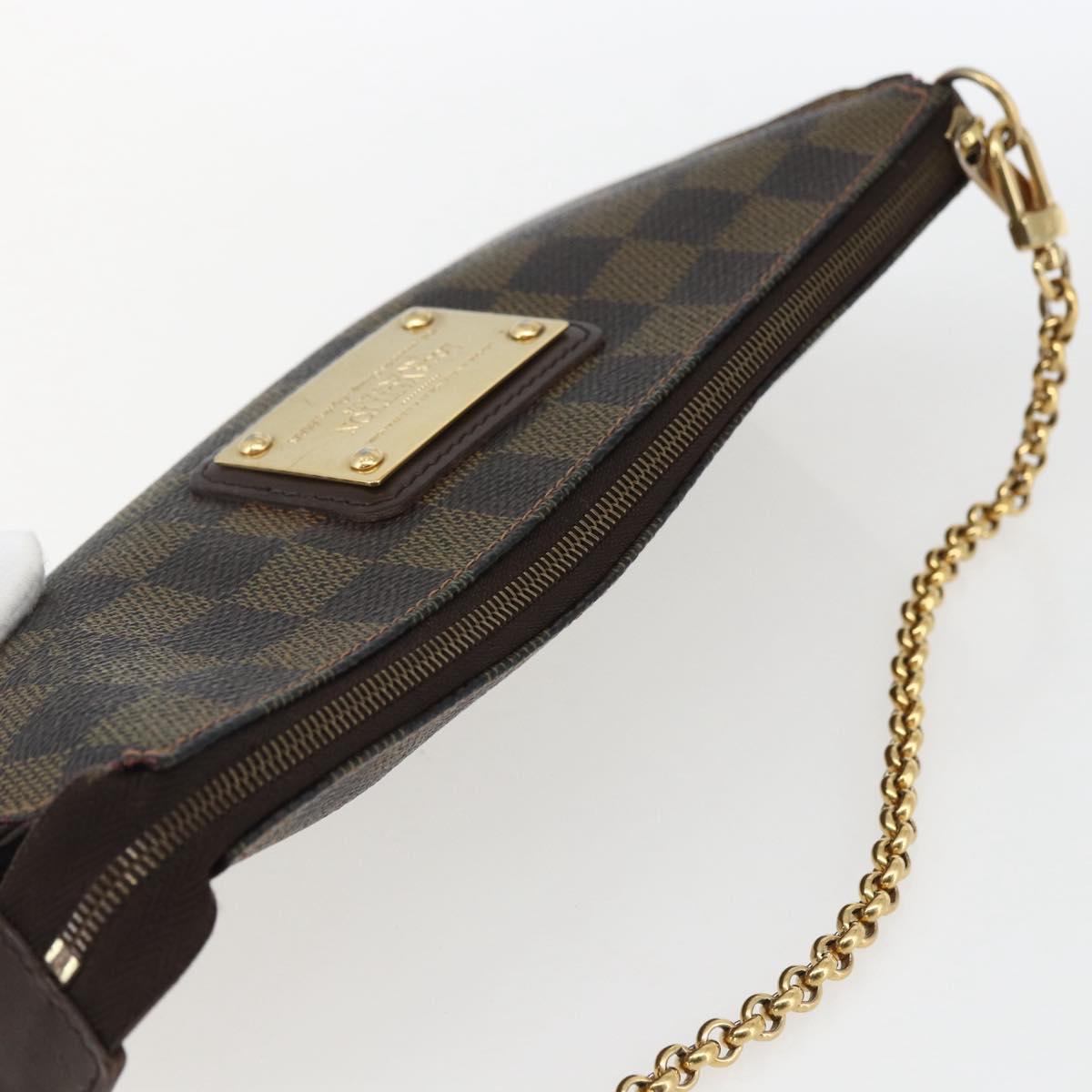 LOUIS VUITTON Damier Ebene Sophie 2Way Shoulder Pouch N51135 LV Auth 168983