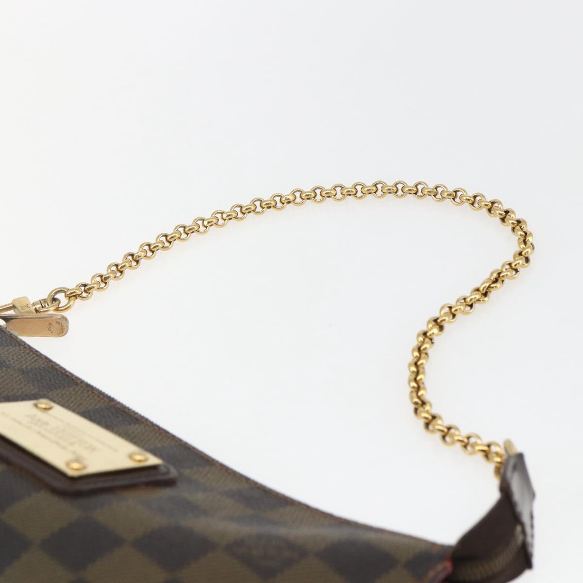LOUIS VUITTON Damier Ebene Sophie 2Way Shoulder Pouch N51135 LV Auth 168983