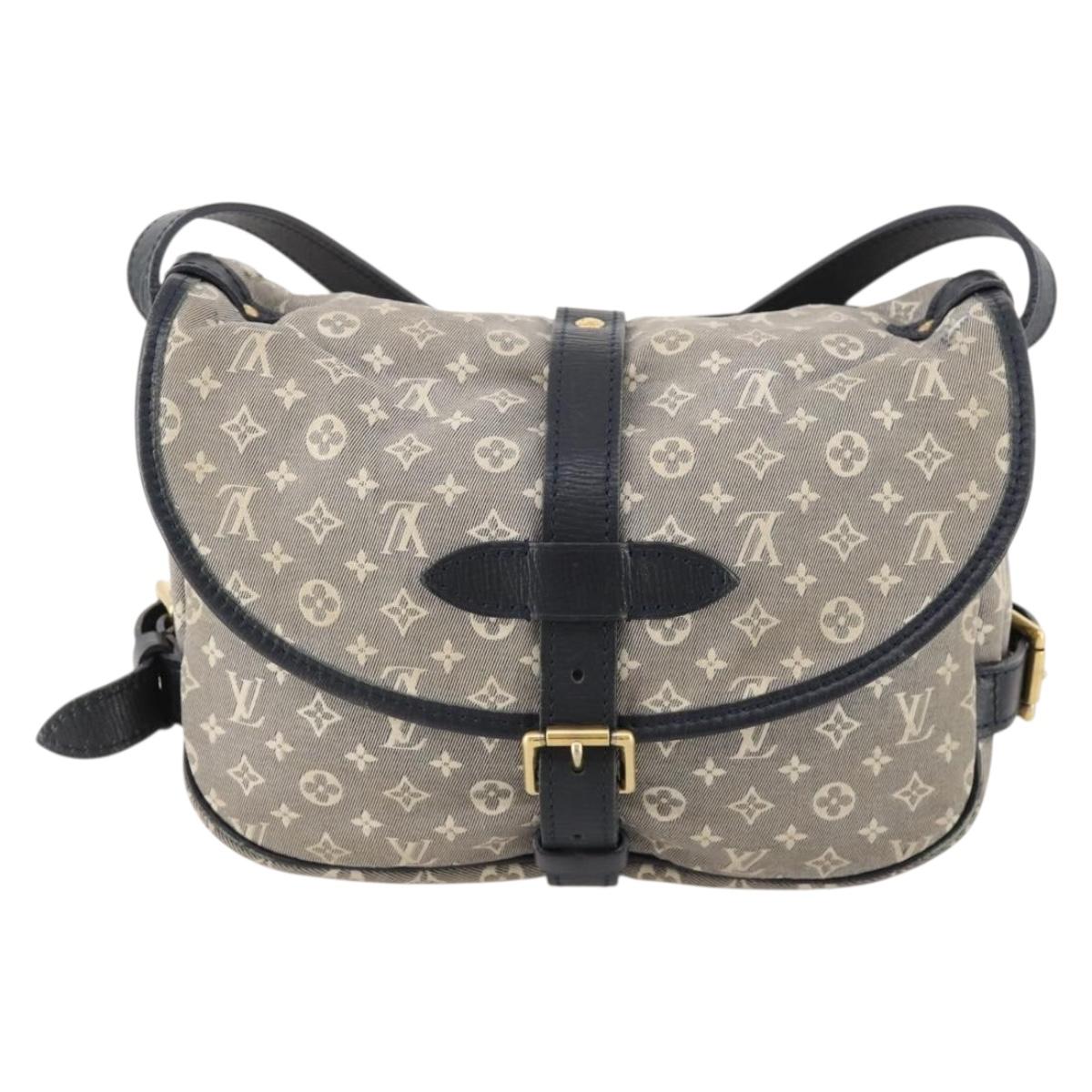 LOUIS VUITTON Monogram Idylle Saumur PM Shoulder Bag Uncle M40666 LV Auth 168984