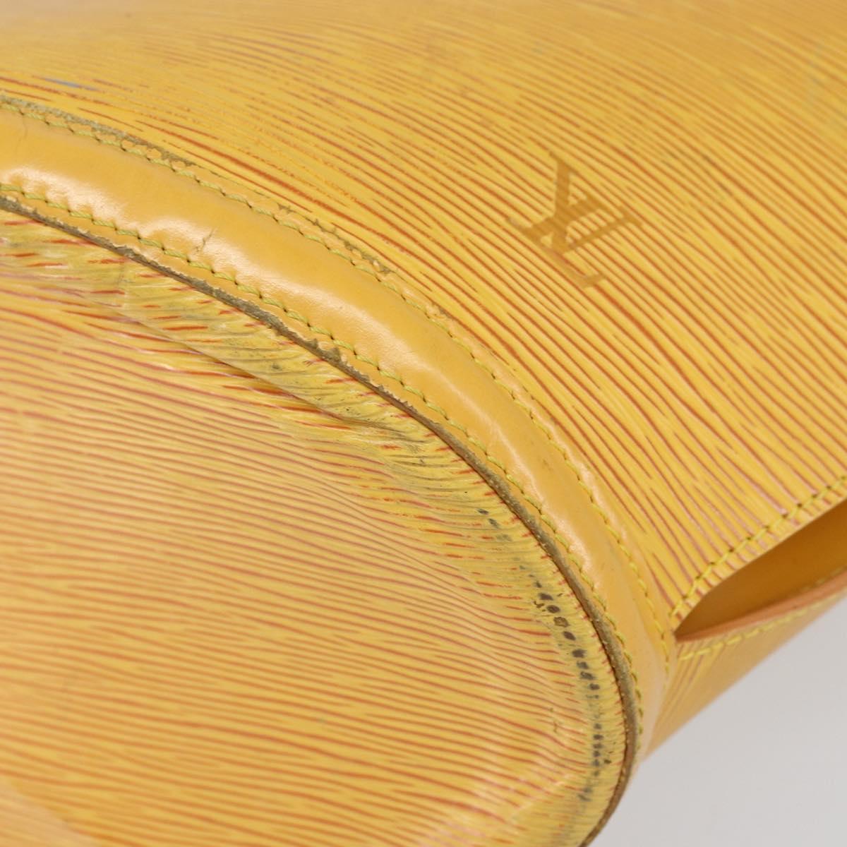 LOUIS VUITTON Epi Saint Jacques Shopping Shoulder Bag Yellow M52269 Auth 168985