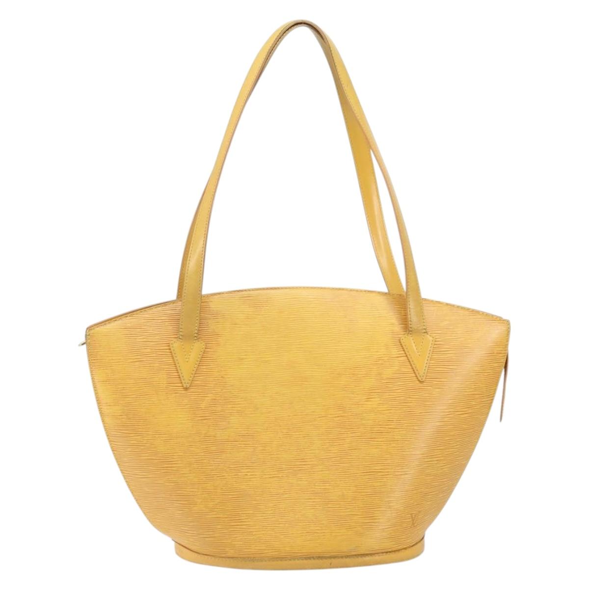 LOUIS VUITTON Epi Saint Jacques Shopping Shoulder Bag Yellow M52269 Auth 168985