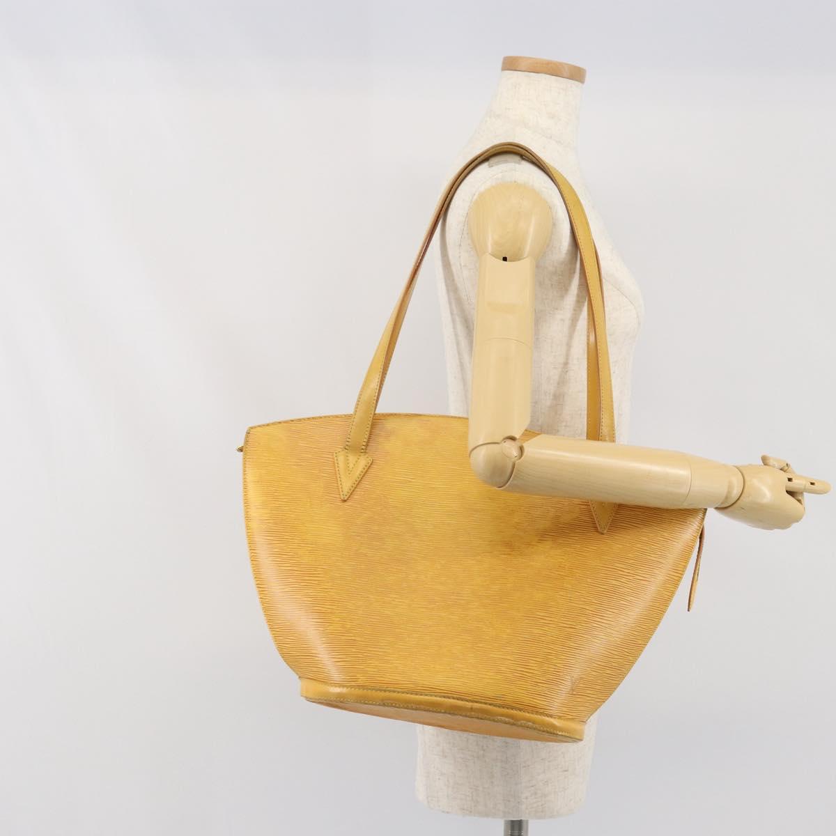 LOUIS VUITTON Epi Saint Jacques Shopping Shoulder Bag Yellow M52269 Auth 168985