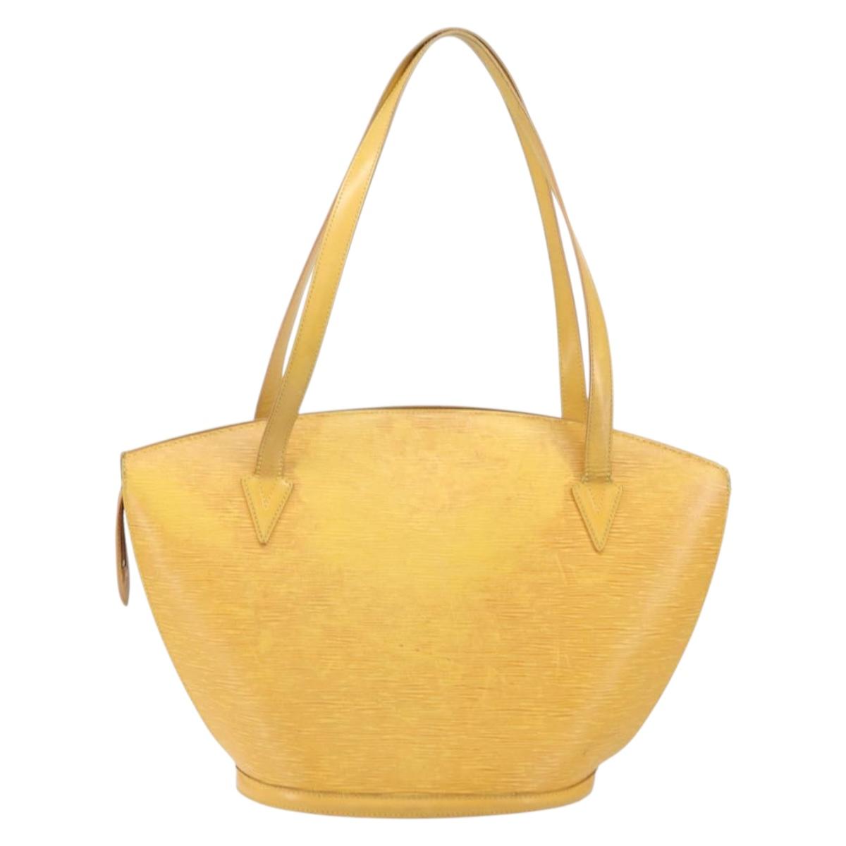 LOUIS VUITTON Epi Saint Jacques Shopping Shoulder Bag Yellow M52269 Auth 168985